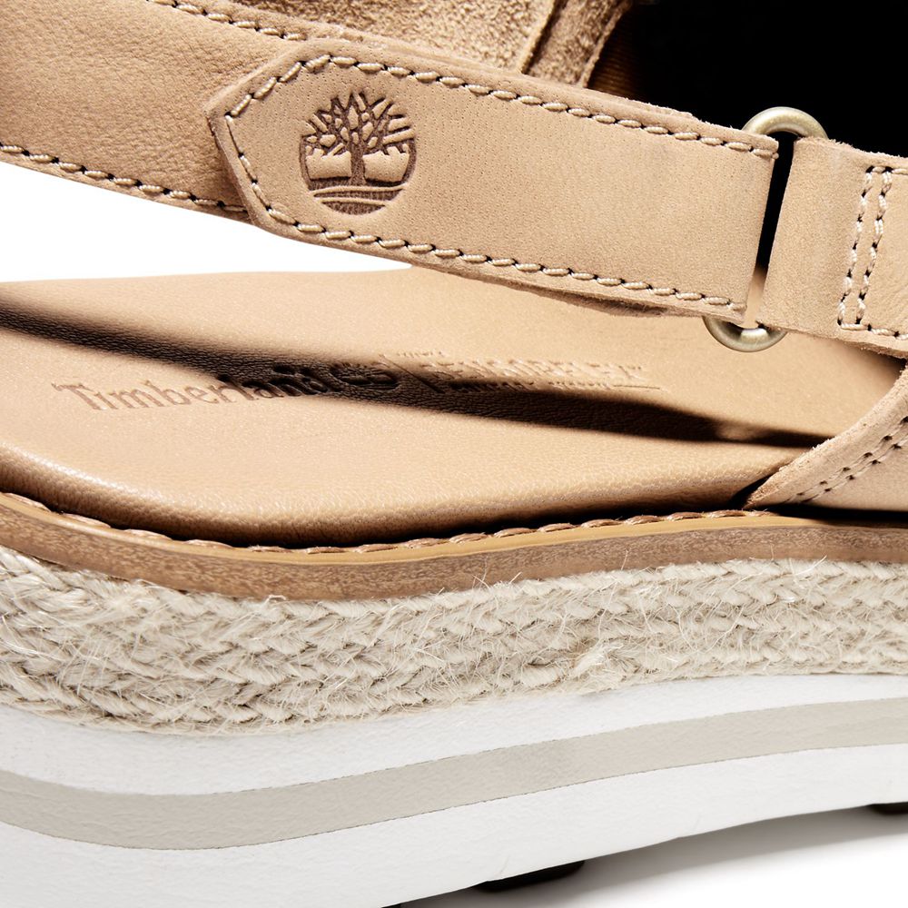 Sandalias Timberland Mujer Emerson Point Peep-Toe Marrones - Chile DIX-739641